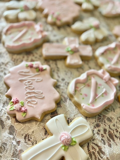 Custom decorated sugar cookies